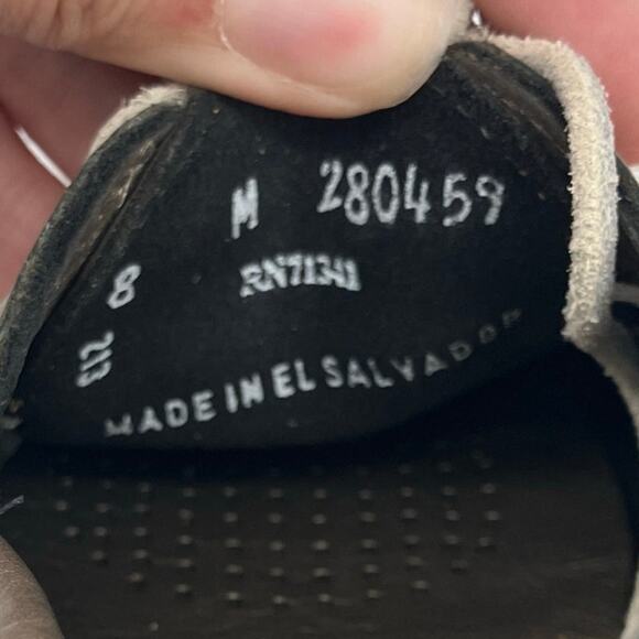 L.L. Bean Silver Gray Metallic Leather Slip On Lace Up 2 Eye Boat Shoe Loafer - Picture 8 of 11